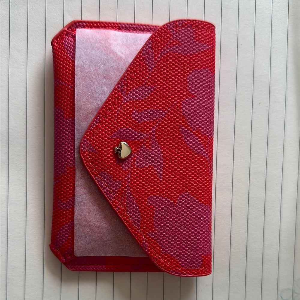 Kate Spade x Target red/pink card holder